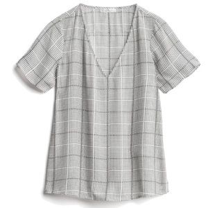 Nine Britton houndstooth blouse